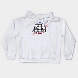 GTA Gift Parody | American Corruption | Grand Theft America Kids Hoodie